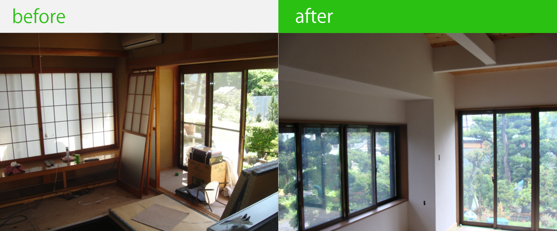 満室賃貸リフォームの和室施工事例